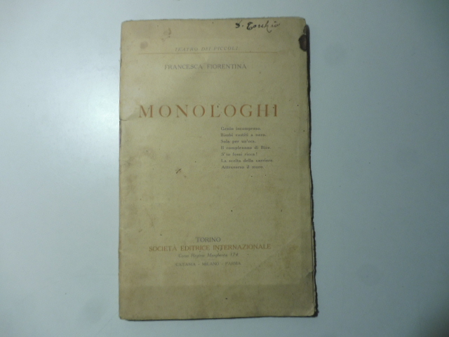 Monologhi